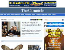 Tablet Screenshot of chroniclenewspaper.com